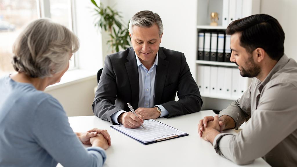 Signature d'un acte notarié pour une donation immobilière