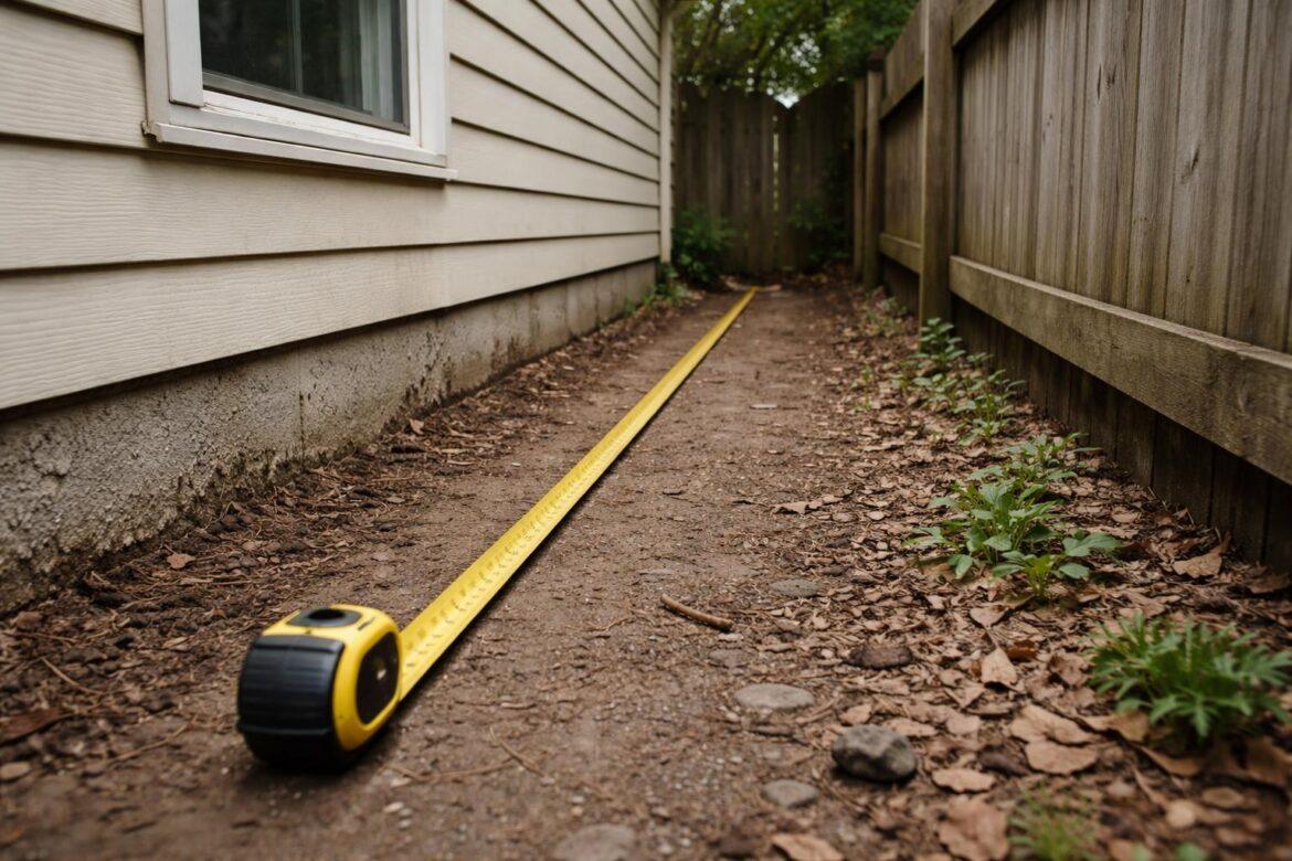 Servitude de vue : distances légales pour une fenêtre donnant chez le voisin Mesure de distance entre une fenêtre et une limite de propriété