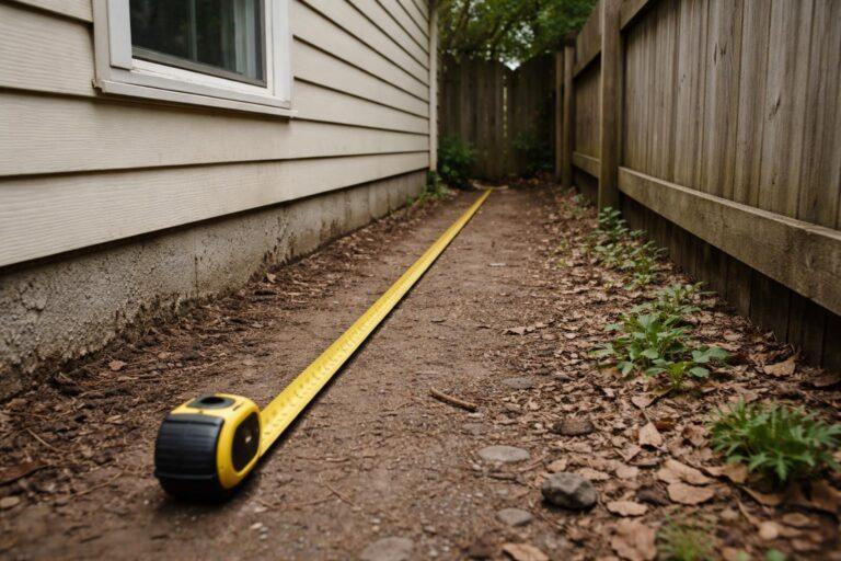 Servitude de vue : distances légales pour une fenêtre donnant chez le voisin Mesure de distance entre une fenêtre et une limite de propriété